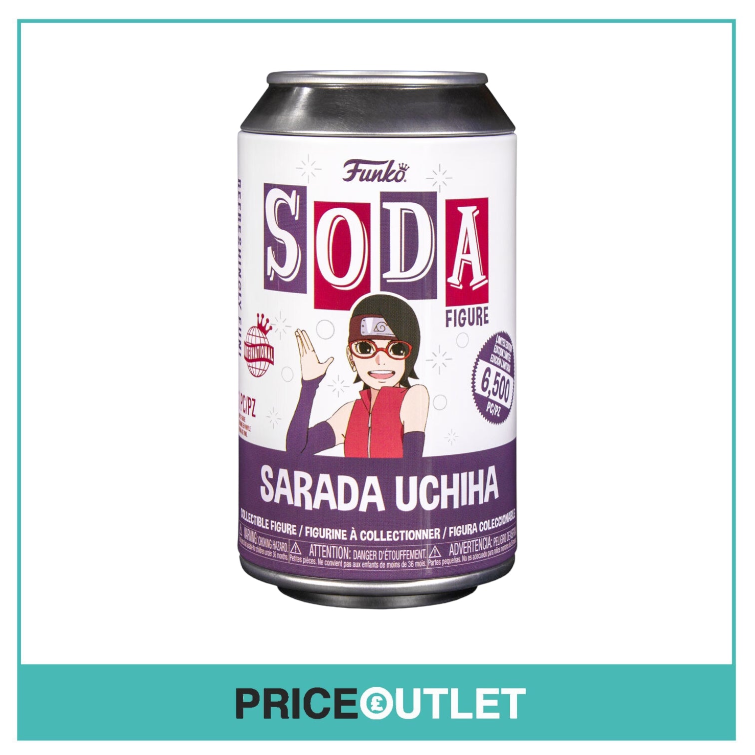 Sarada Uchiha Funko Soda Vinyl Figure! (Box of 6) - Boruto - International LE6500 Pcs