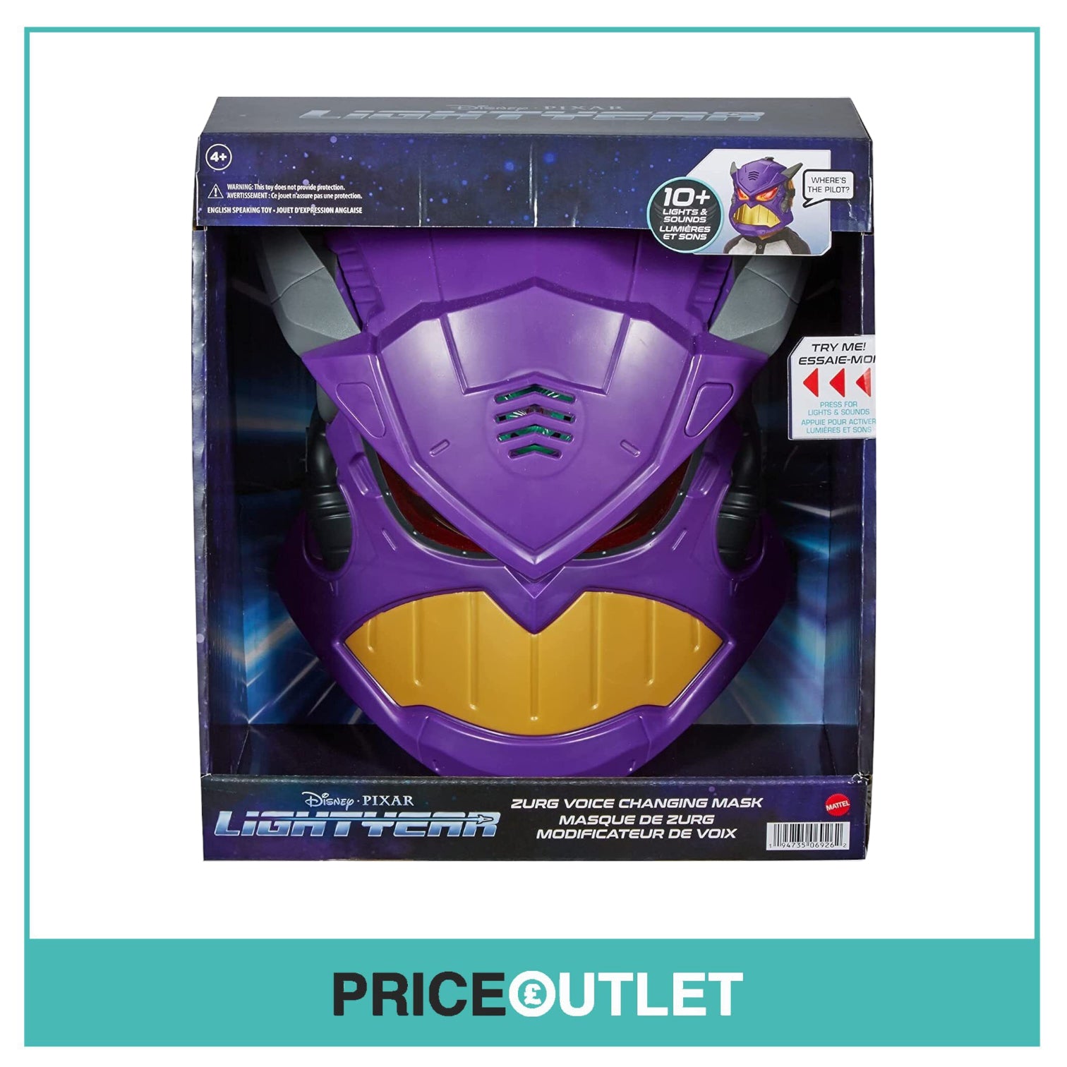 Disney Pixar Lightyear Role Play Zurg Feature Mask