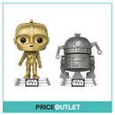 Funko - C-3PO & R2-D2 Concept Star Wars 2 Pack - Disney Exclusive