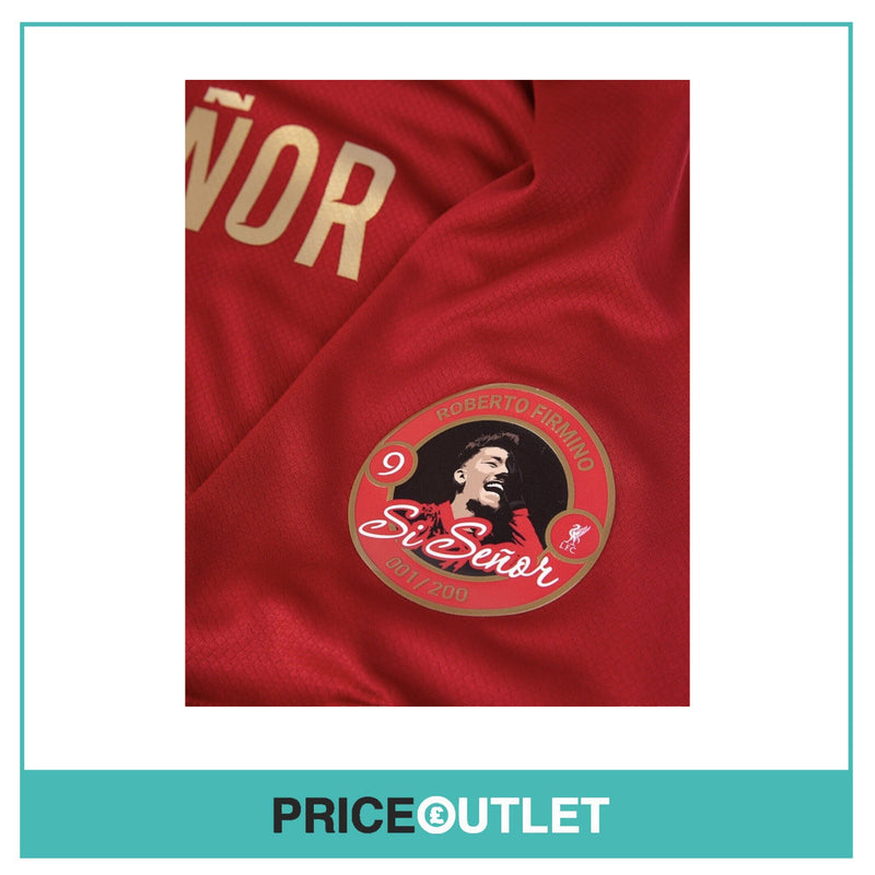 Liverpool LFC Commemorative Signed Boxed Si Señor Firmino Shirt
