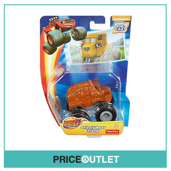 Fisher Price - Blaze and the Monster Machines Die Cast Vehicle - Grizzy Bear Truck