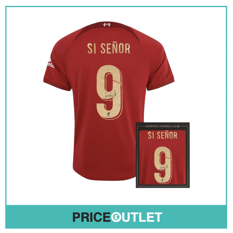 Liverpool LFC Commemorative Signed Boxed Si Señor Firmino Shirt