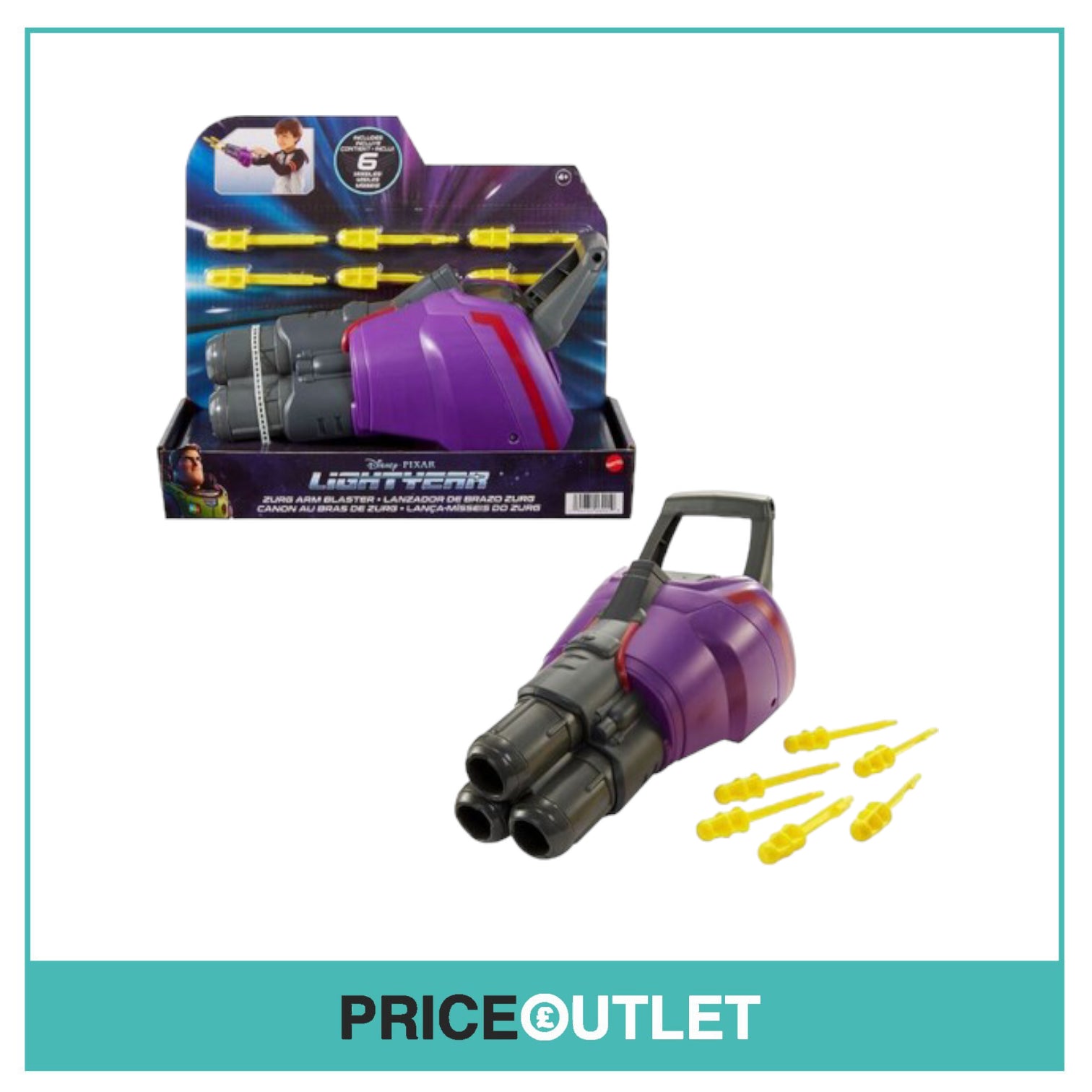 Disney Pixar Lightyear Zurg Arm Blaster Role Play Toy