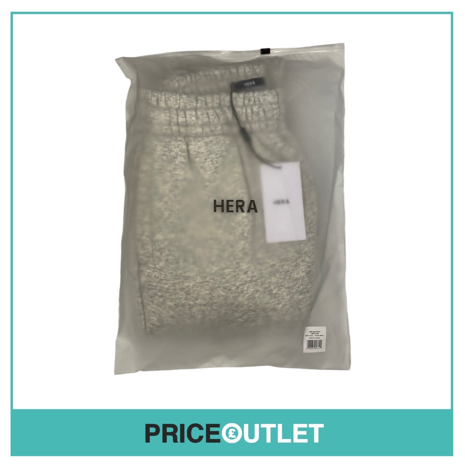 HERA - Large Logo Sweatpants - Grey Marl - Size M - BRAND NEW SEALED