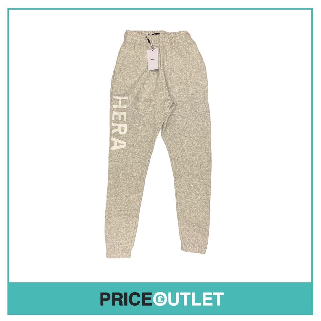 HERA Large Logo Sweatpants Grey Marl Size XL BRAND NEW SEALED