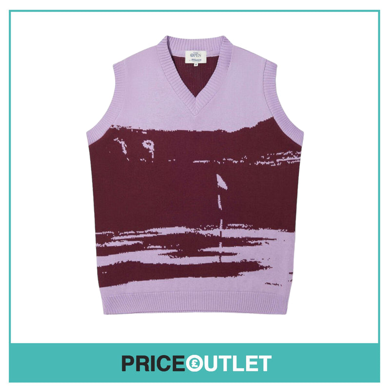 Manors Golf 'The Open' Flooded Vest Purple - BRAND NEW WITH TAGS