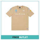 Palace X Kappa For Alpine T-Shirt - Tan - Size M - BRAND NEW