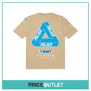 Palace X Kappa For Alpine T-Shirt - Tan - Size M - BRAND NEW