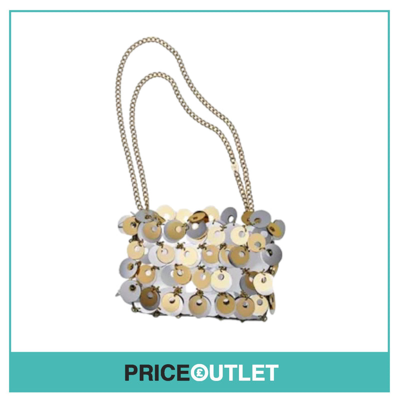 Rabanne X H&M - Disc Embellished Shoulder Bag (Gold) - BRAND NEW