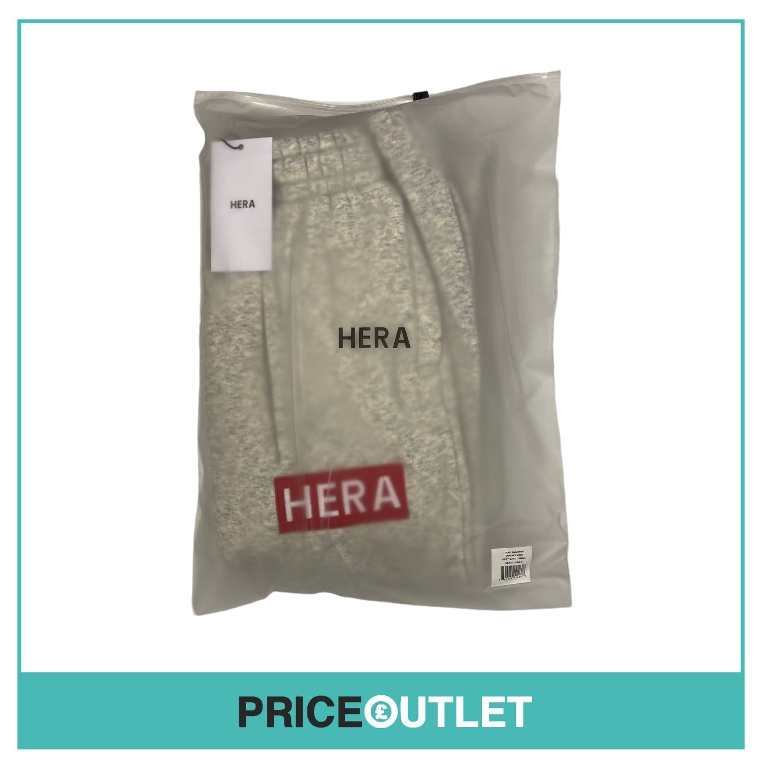 HERA - Box Logo Sweatpants - Grey Marl - Size M - BRAND NEW SEALED