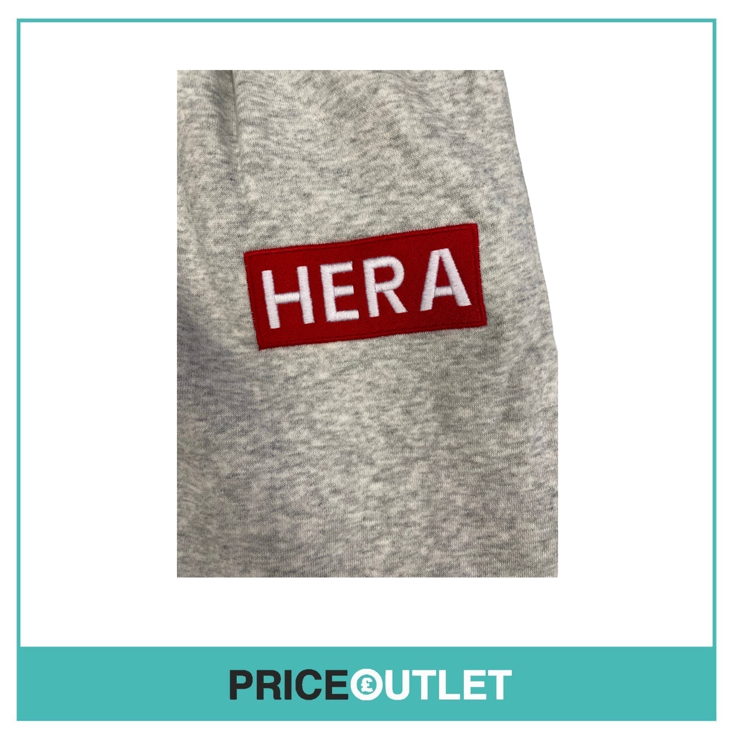 HERA - Box Logo Sweatpants - Grey Marl - Size M - BRAND NEW SEALED