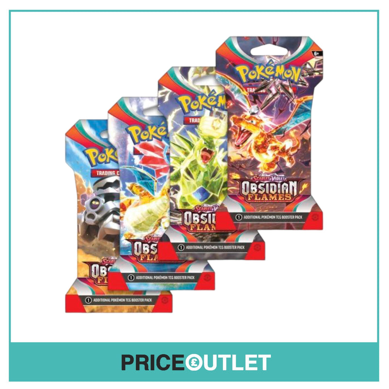 Pokémon TCG: Scarlet & Violet-Obsidian Flames Sleeved Booster Pack (10 Cards)