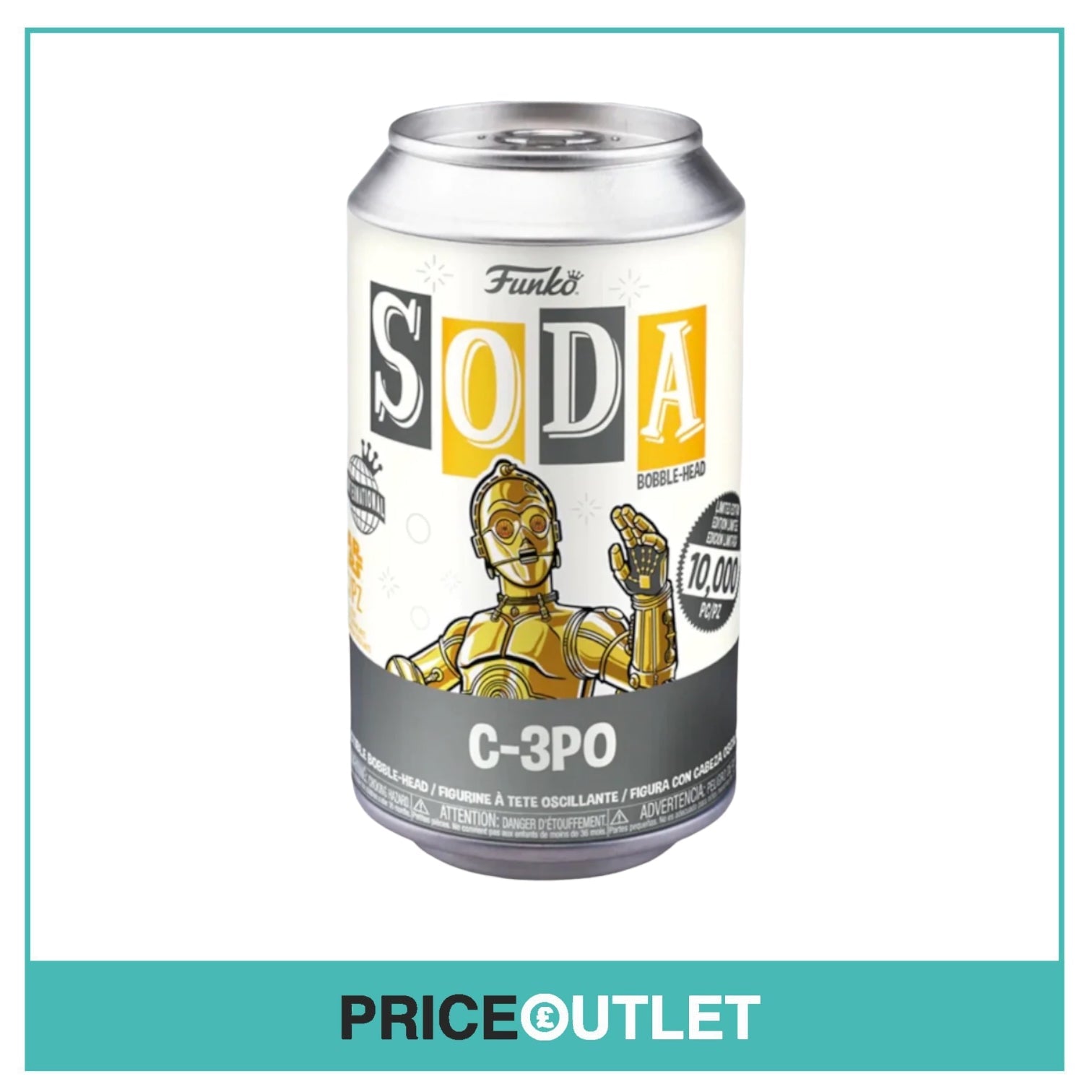 C-3P0 Funko Soda Vinyl Figure! (Box of 6) - Star Wars - International LE10000 Pcs - Guaranteed Chase