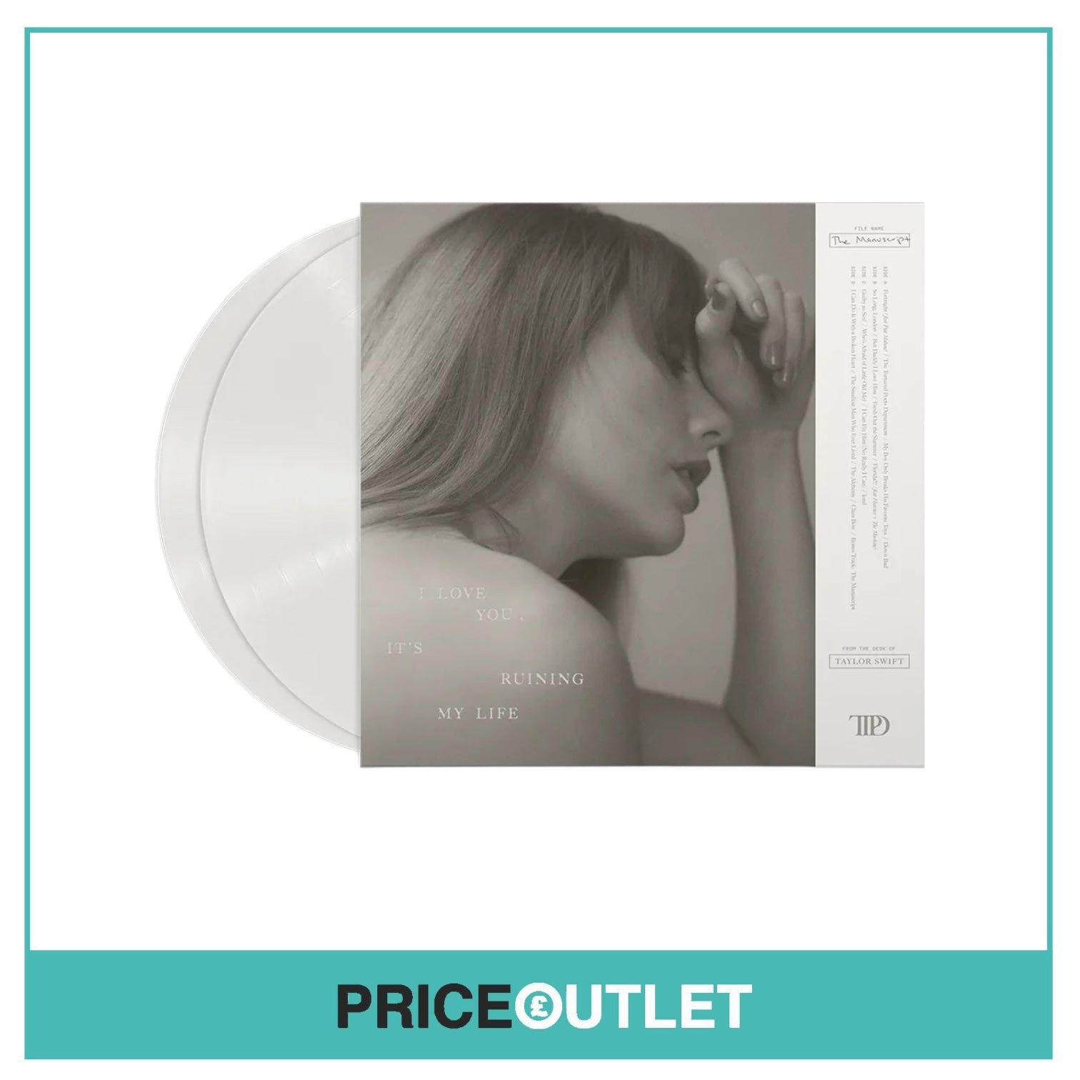 The Tortured Poets Department Vinyl + Bonus Track "The Manuscript" - BRAND NEW