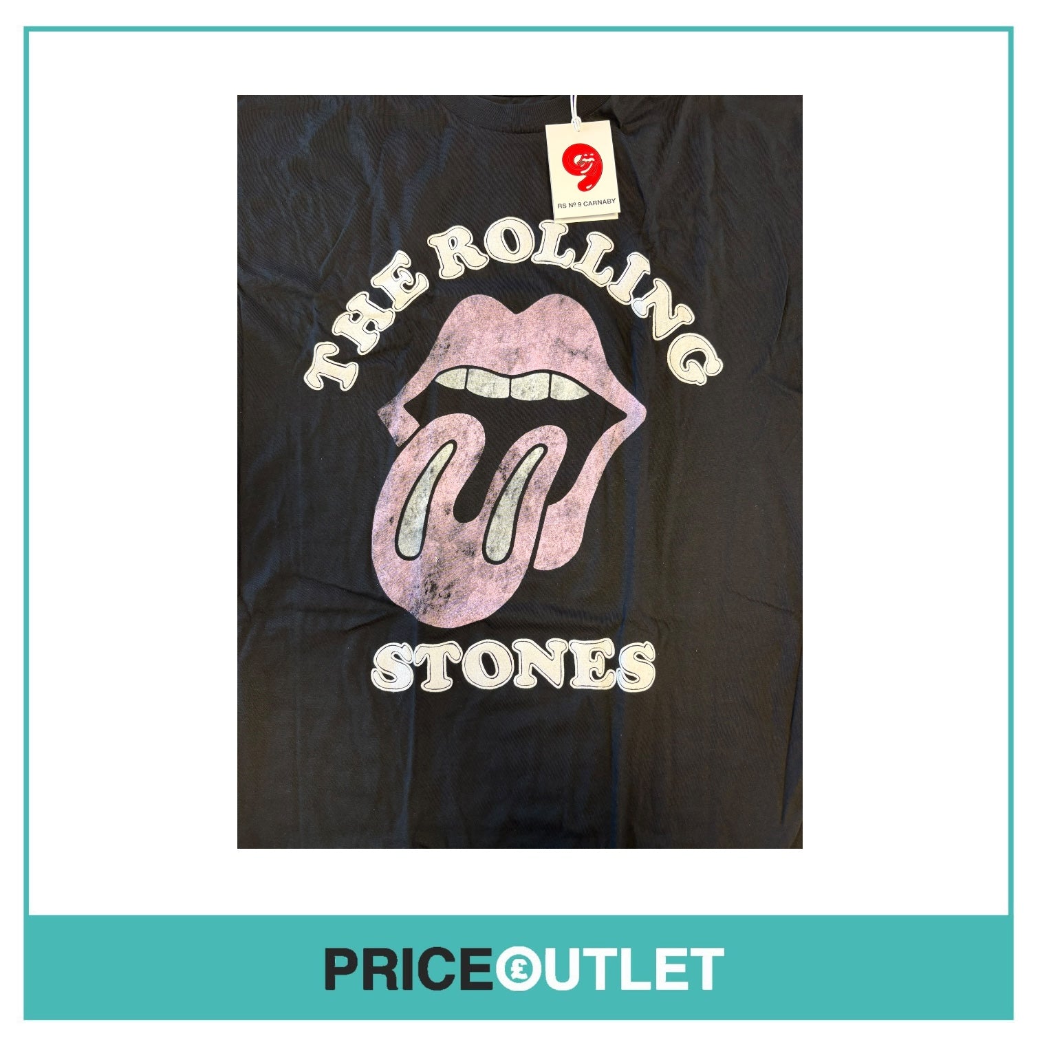 Rolling Stones 89' European tour T-Shirt Dress - S