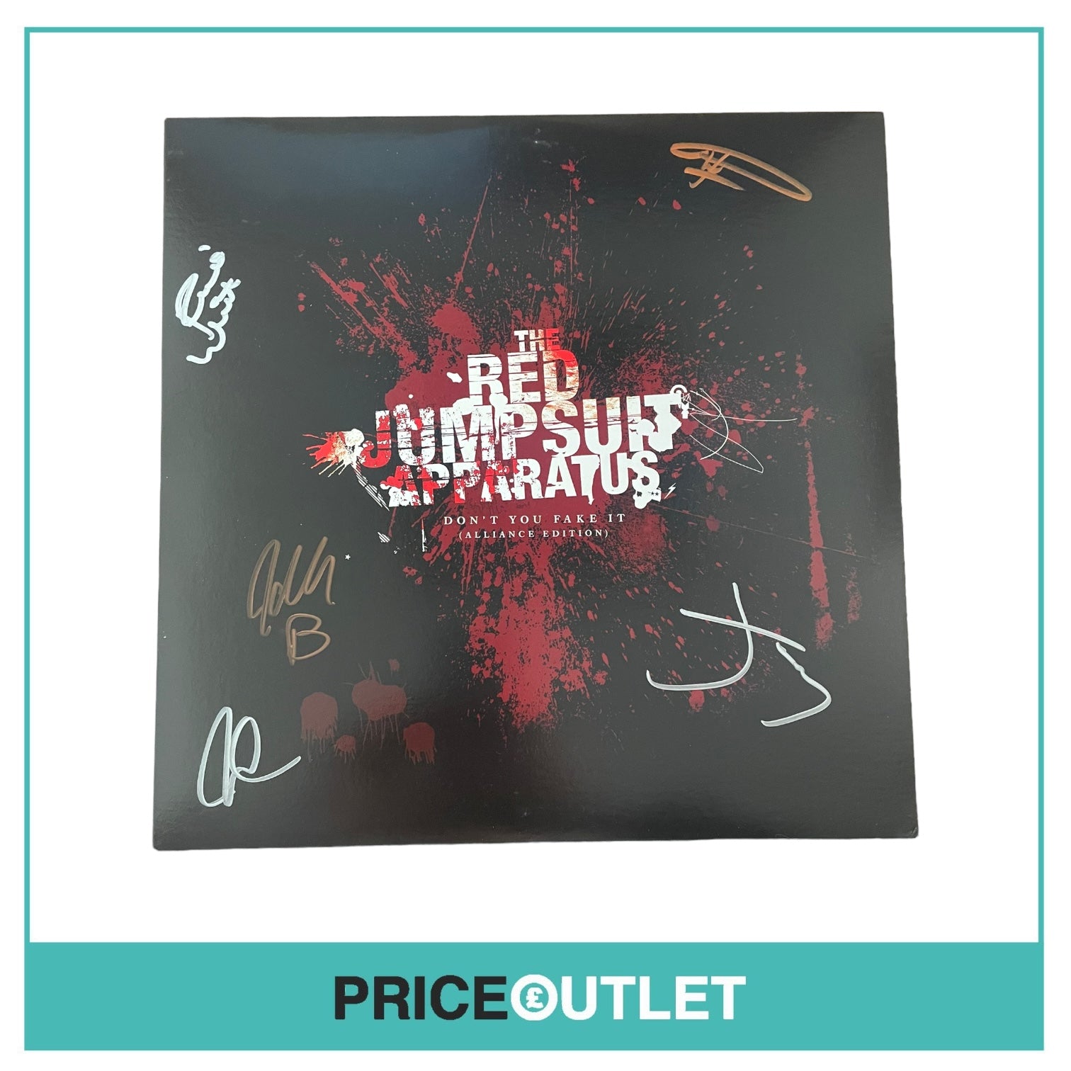The Red Jumpsuit Apparatus - Don't you Fake it Signed Vinyl