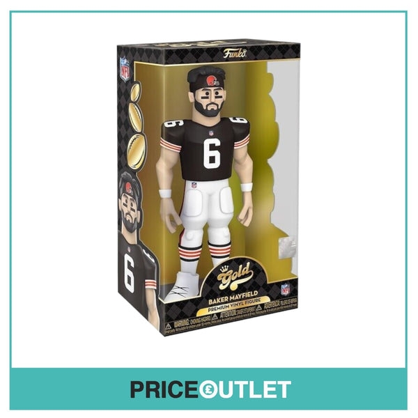 Funko Gold - Baker Mayfield - 12" Premium Vinyl Figure - Brand New Sealed