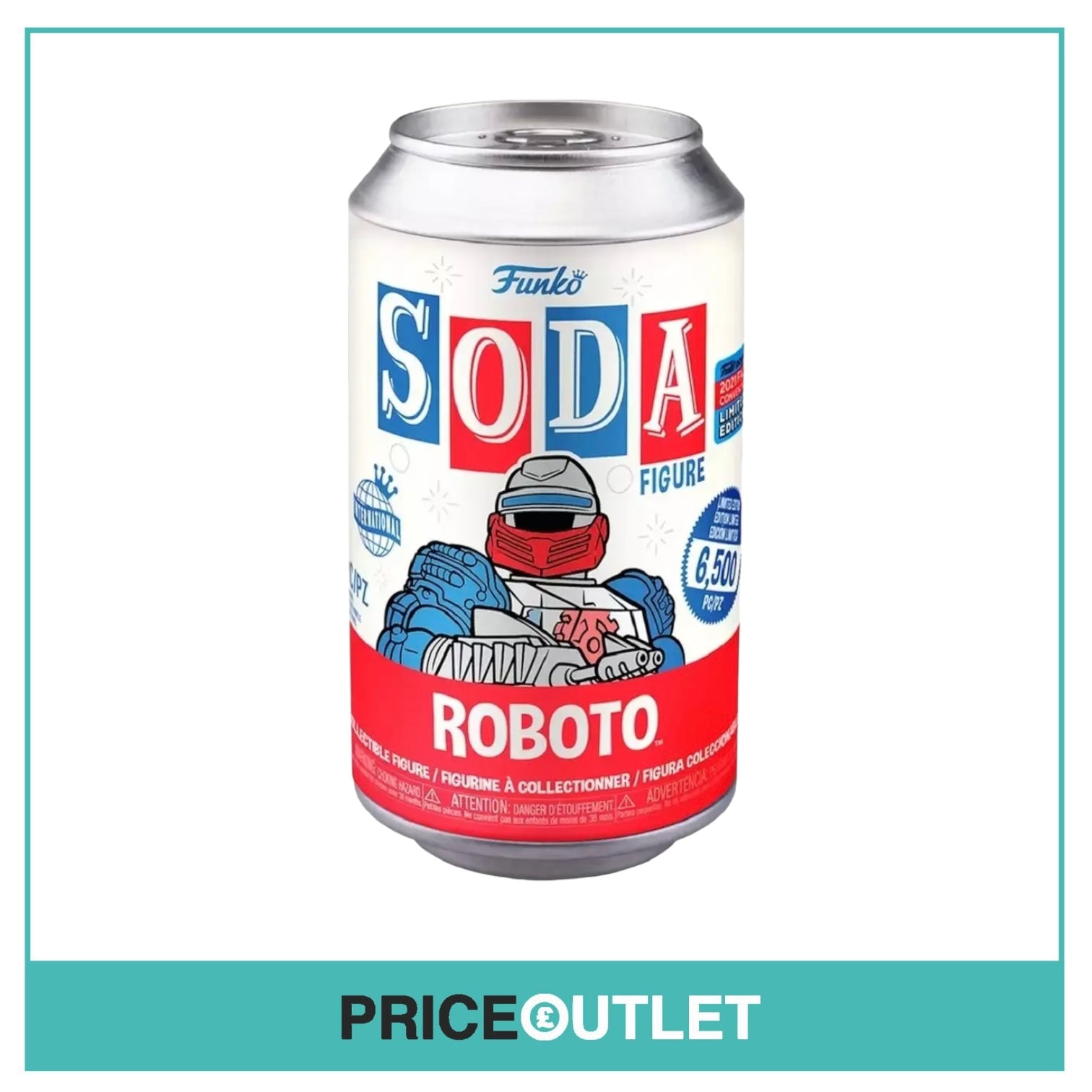 Roboto Funko Soda Vinyl Figure! - Chance of Chase  - Masters Of The Universe - International LE6500 Pcs - Guaranteed of Chase
