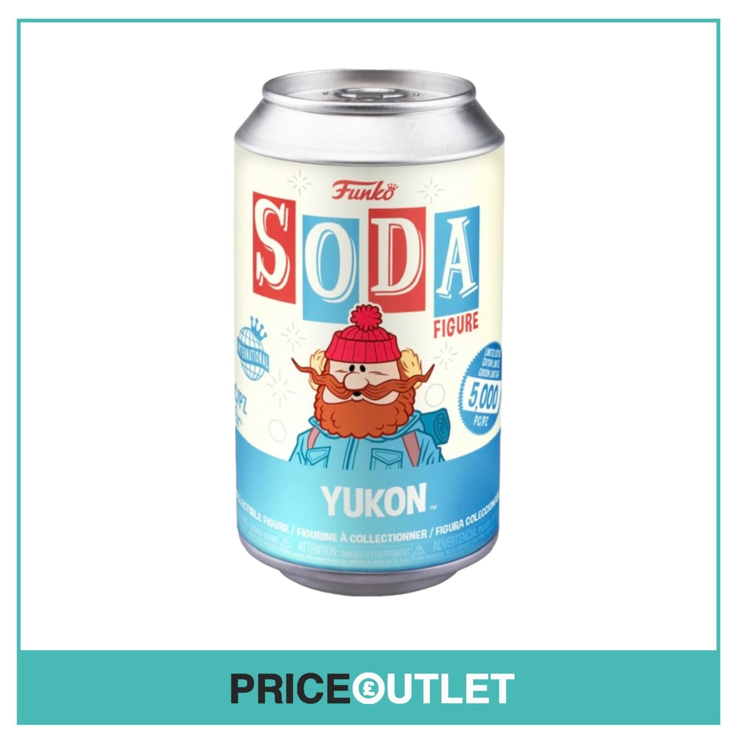 Yukon Funko Soda Vinyl Figure! - - Box of 6 - Rudolph The Red Nose Reindeer - International LE5000 Pcs - Guaranteed of Chase