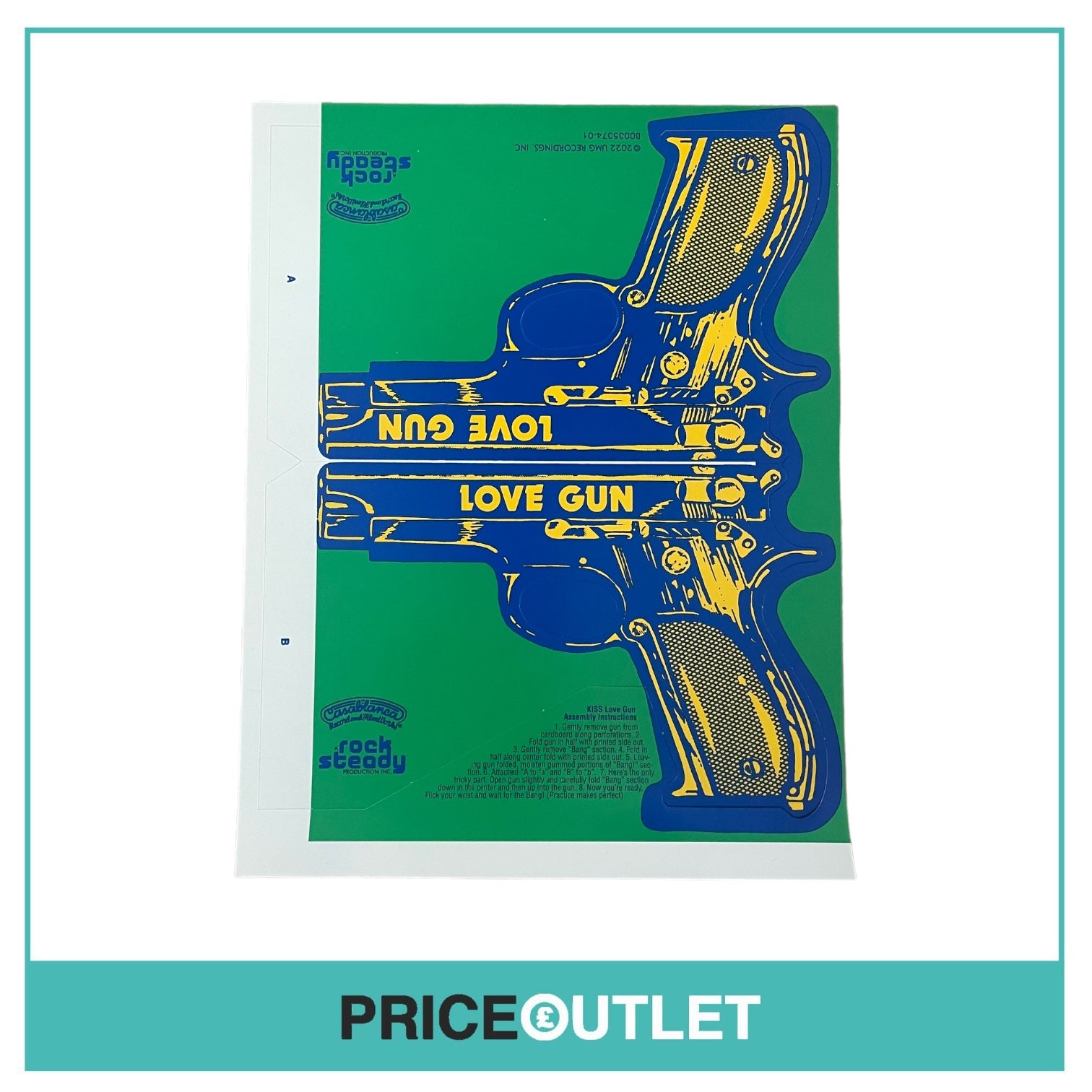 KISS Love Gun Picture Disc Vinyl Deluxe Edition, Insert, T-Shirt Bundle