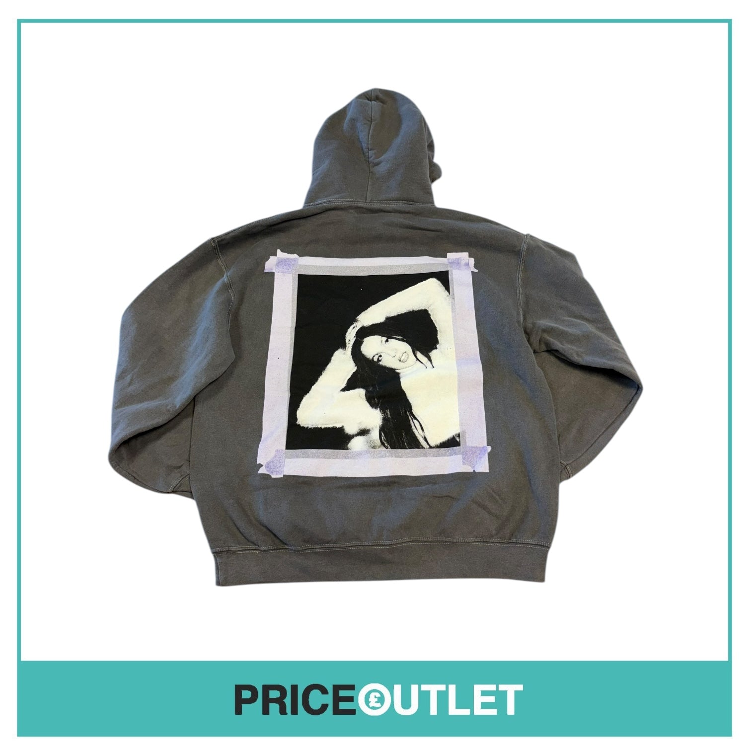Olivia Rodrigo GUTS Tour... "spill ur guts in LONDON" Charcoal Hoodie - XL