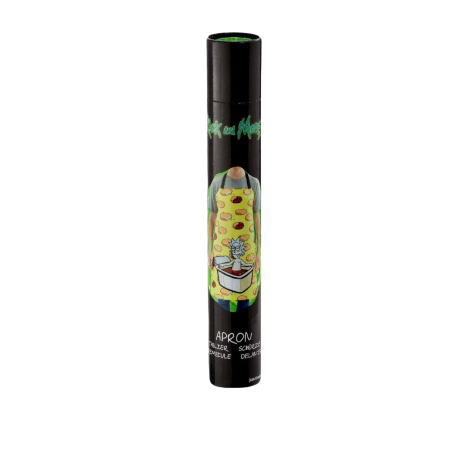 Rick & Morty Apron packaging on white background