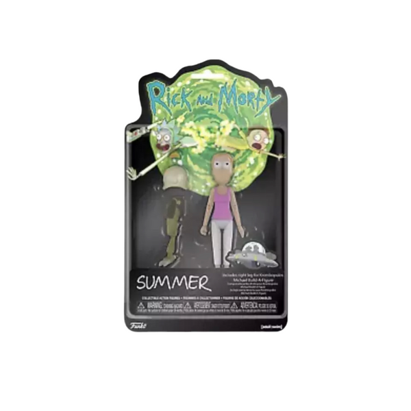 Action figure for 'Summer' from 'Rick and Morty' on a white background