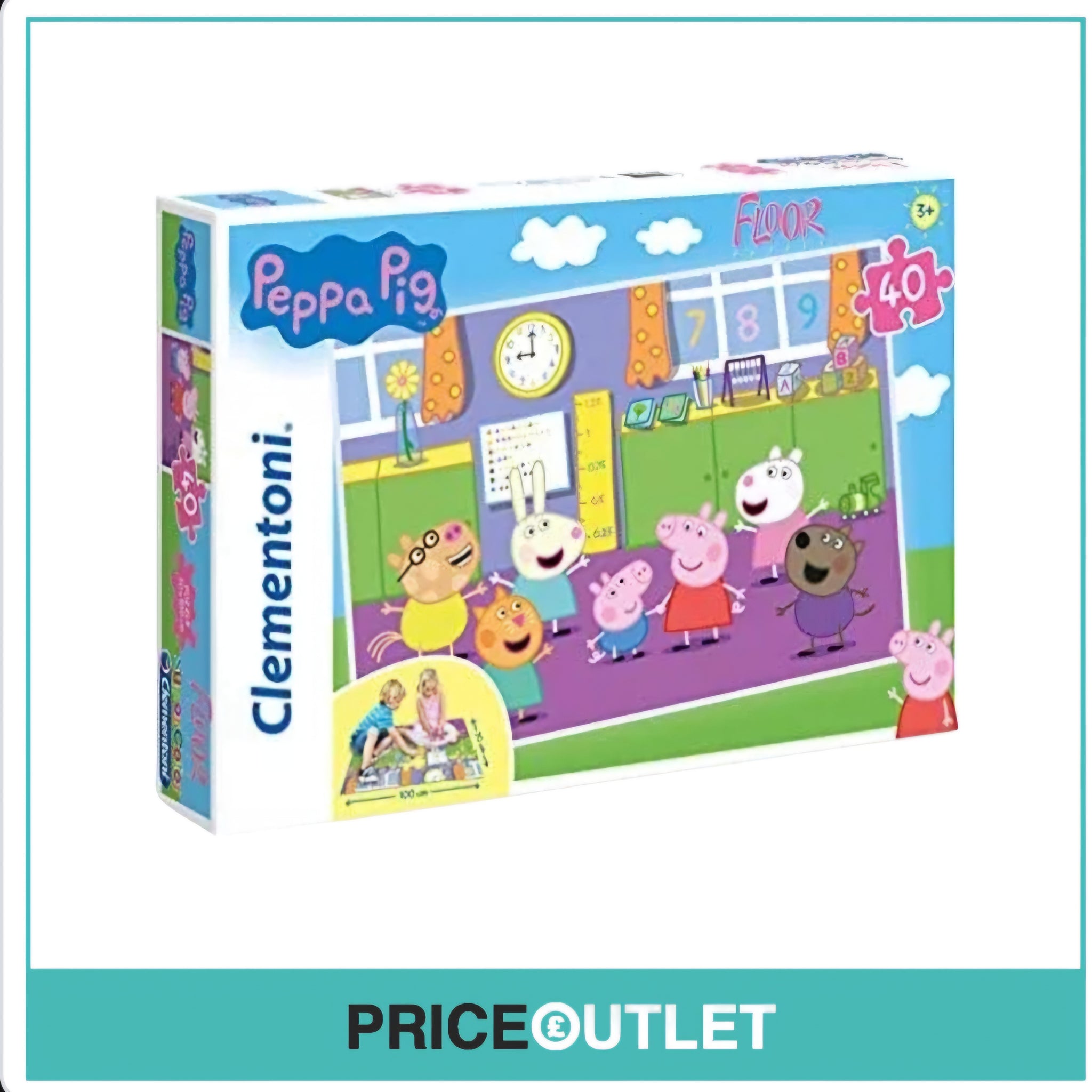 Clementoni 25458, Peppa Pig Puzzle for children, 40 pieces