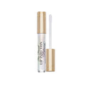 Lip gloss with applicator on a white background