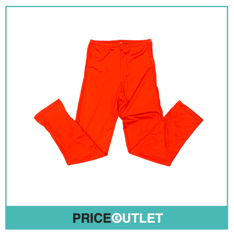 Comme des Garçons - Red Pants With Mesh Trim - BRAND NEW WITH TAGS