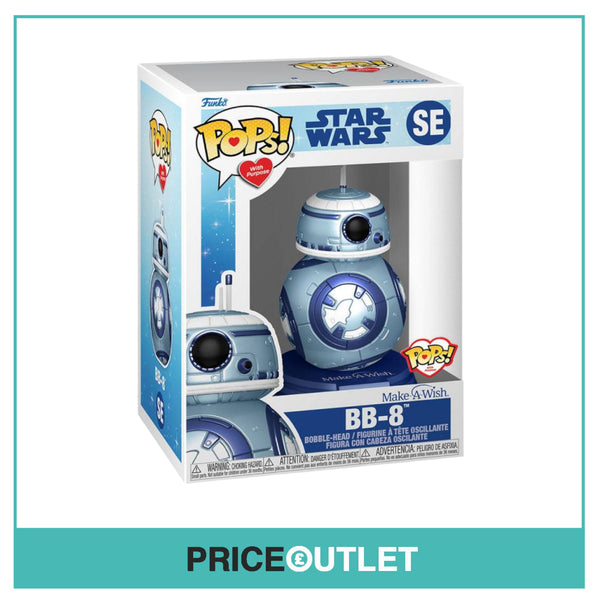 Funko - BB-8 #SE Make-a-Wish - BRAND NEW IN A  FREE POP PROTECTOR