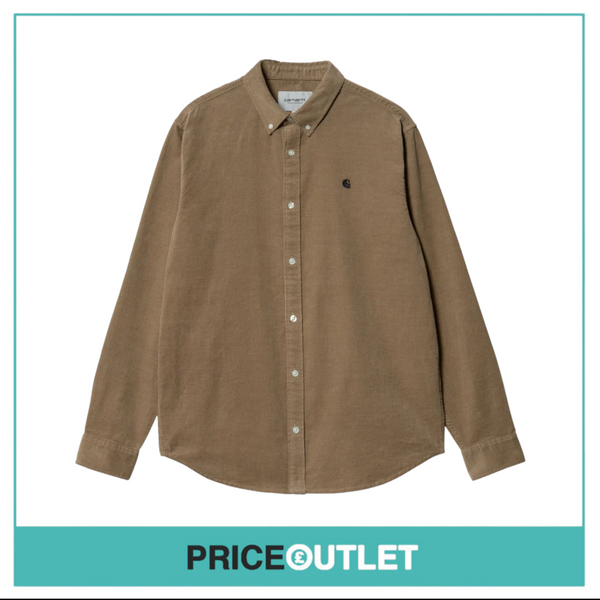 Carhartt WIP L/S Madison Fine Cord Shirt - Buffalo - L - BRAND NEW WITH TAGS