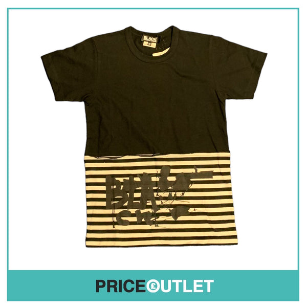 Comme des Garçons Black - Ladies Striped T-Shirt - Size XS - BRAND NEW WITH TAGS
