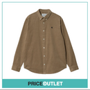 Carhartt WIP L/S Madison Fine Cord Shirt - Buffalo - M - BRAND NEW WITH TAGS
