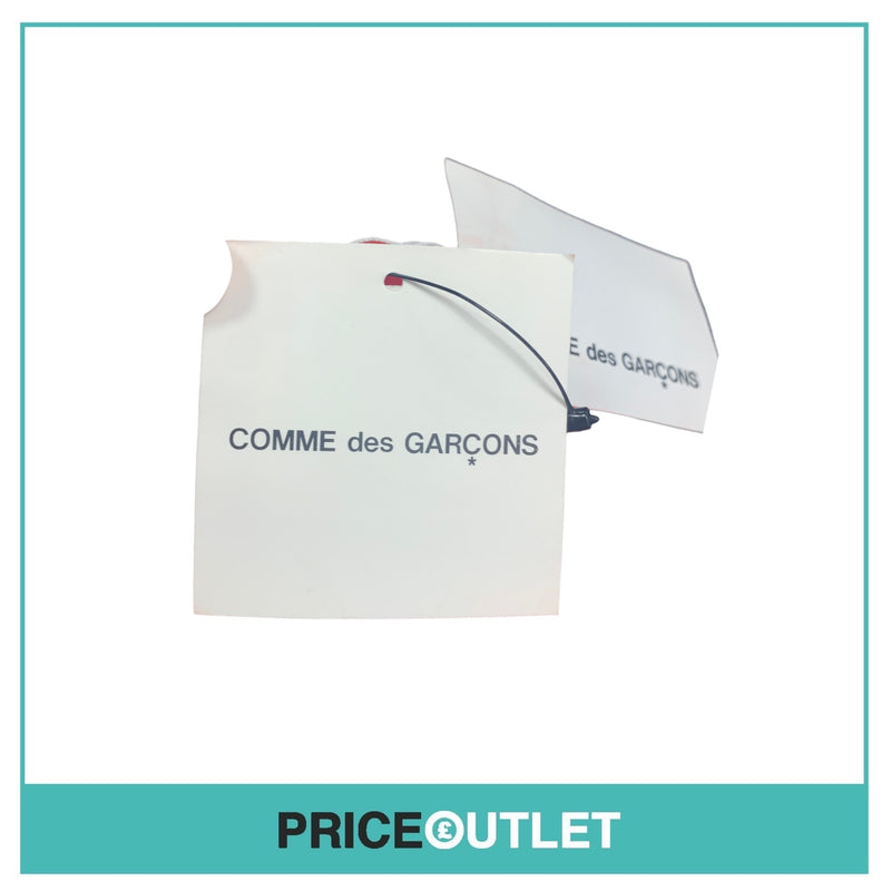 Comme des Garçons - Red Pants With Mesh Trim - BRAND NEW WITH TAGS