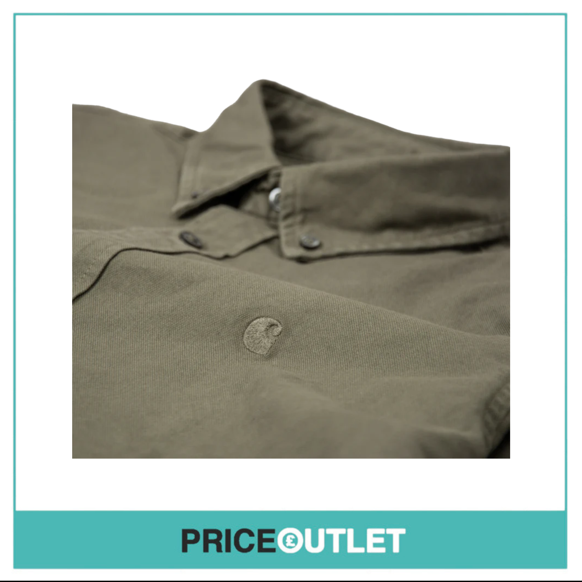 Carhartt WIP L/S Bolton Shirt - Salvia - M - BRAND NEW WITH TAGS