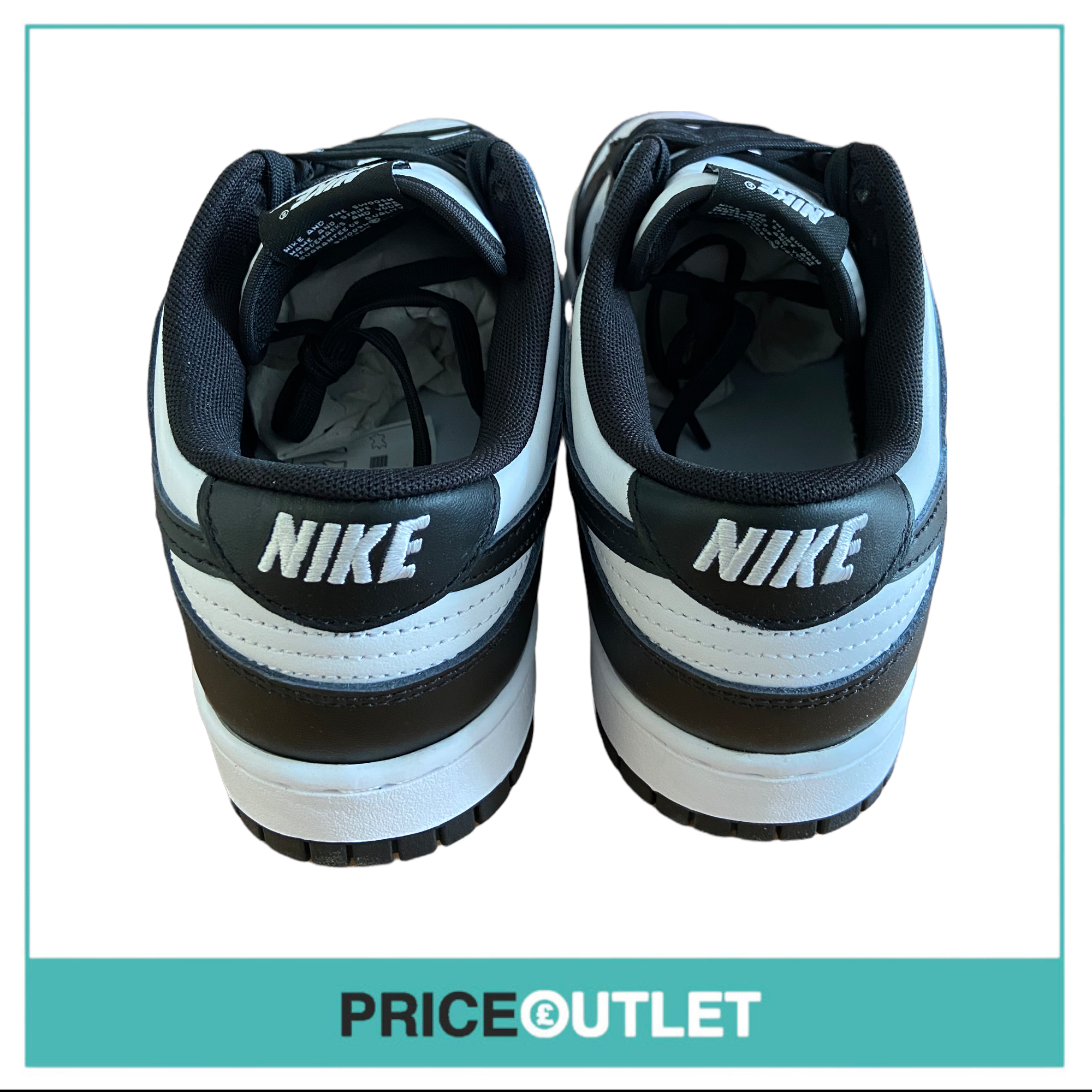 Nike - Dunk Low Retro 'Black-White' - UK 6