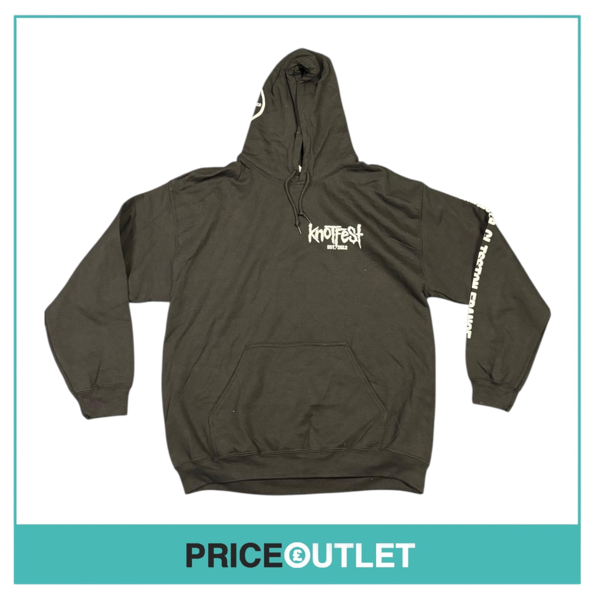 Knotfest - meets hellfest 2019 black hoodie (large)