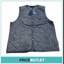 Lavenham - grey quilted gilet (xl)