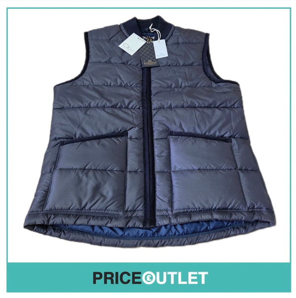 Lavenham - men's Norton navy gilet (large)