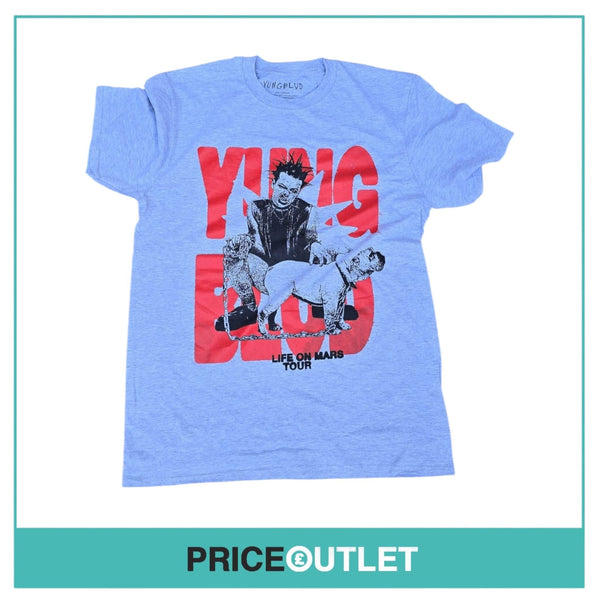 yungblud - life on mars tour, grey t-shirt (medium)