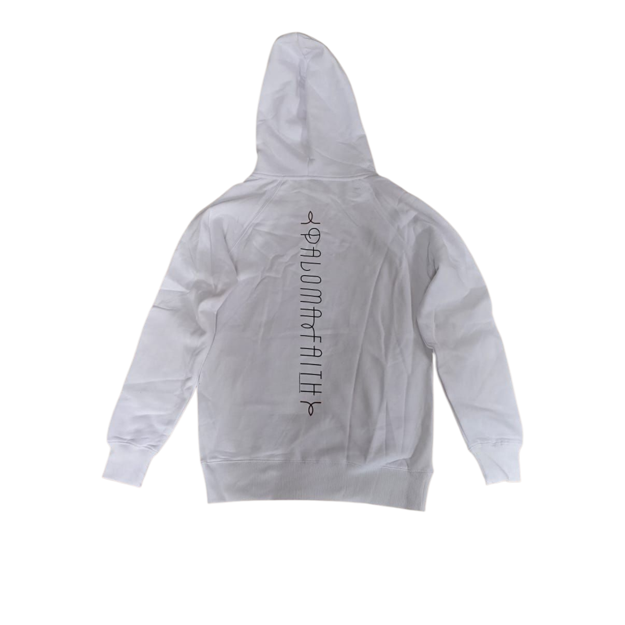 Paloma faith - eyes open white hoodie (medium)