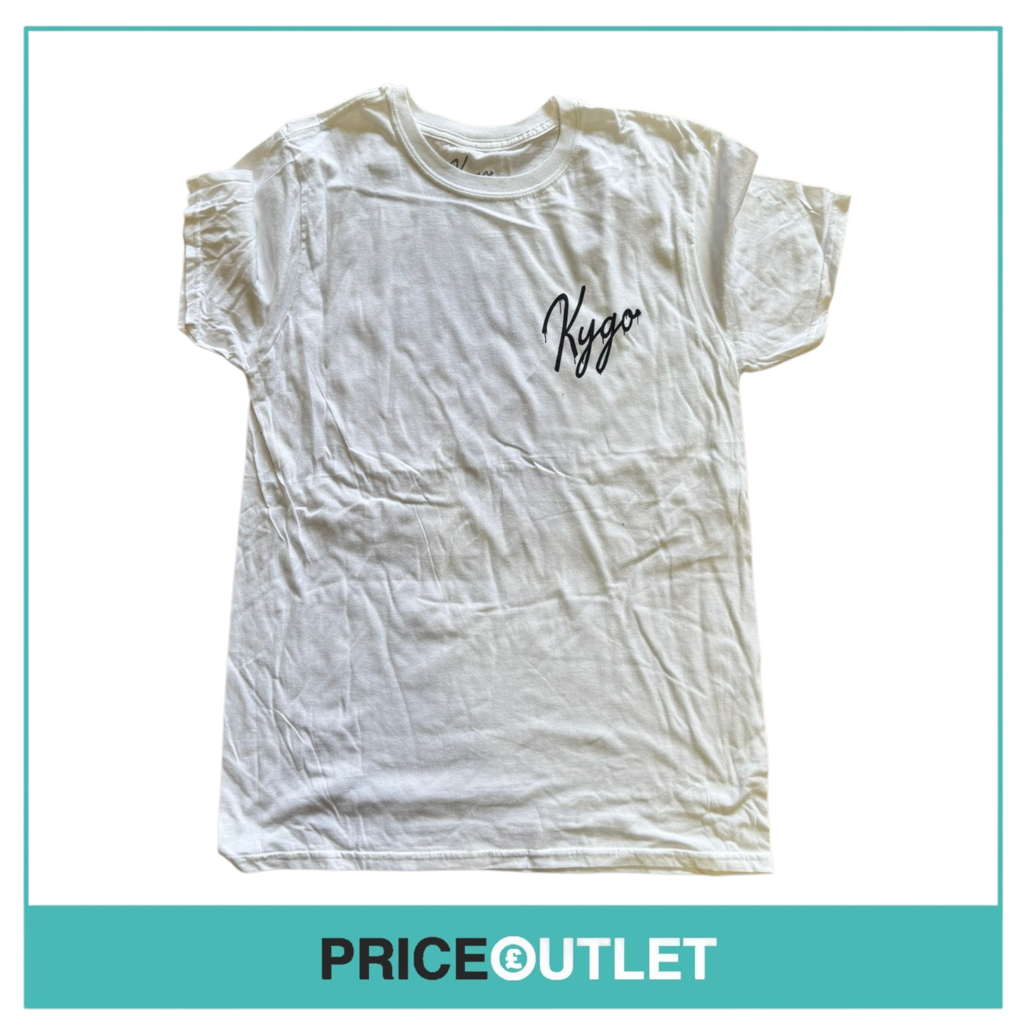 Kygo - white tee with palm tree (medium)