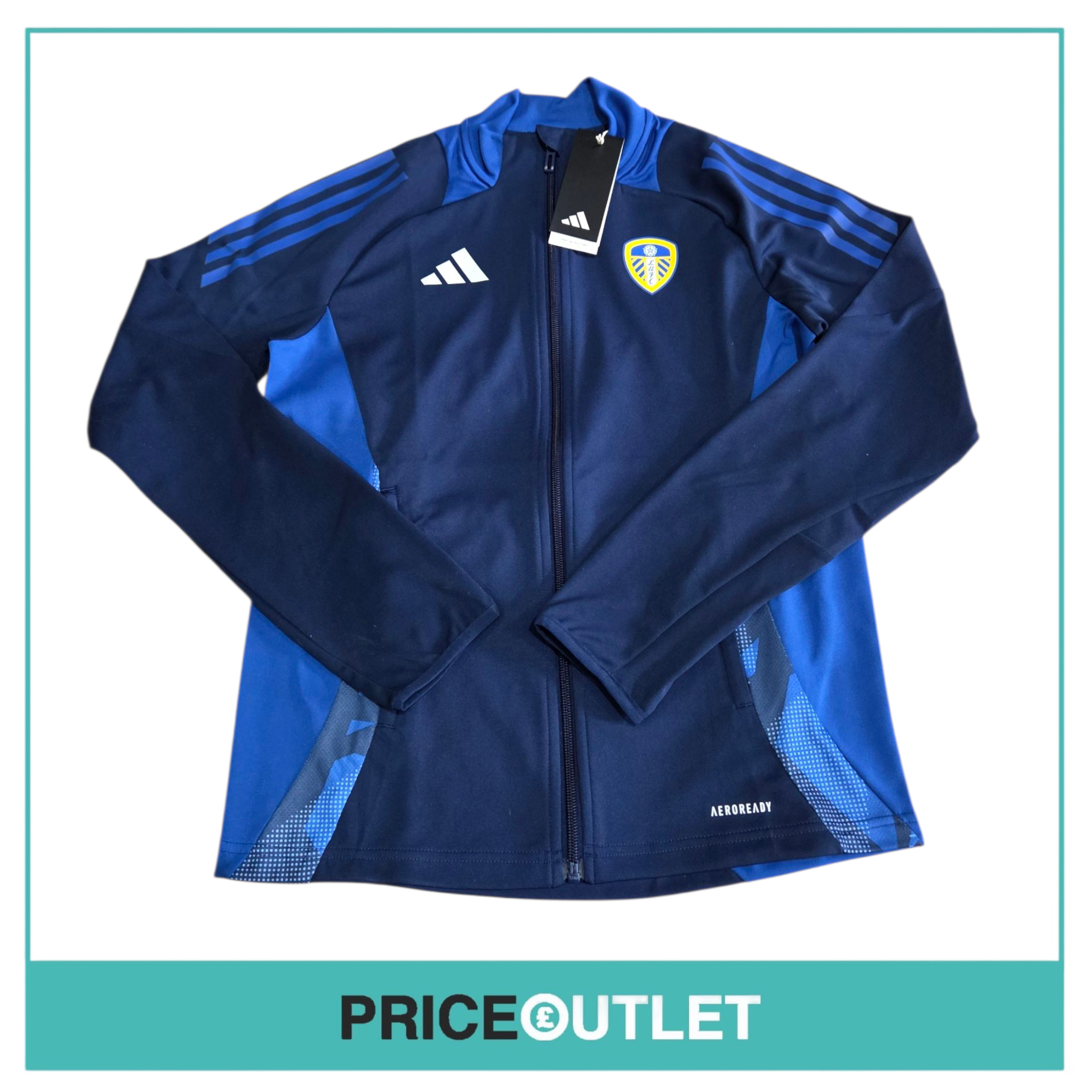 Leeds United football club - kids full zip jacket (13-14 years)