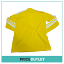 Leeds United football club - yellow with white stripes training top (xs)