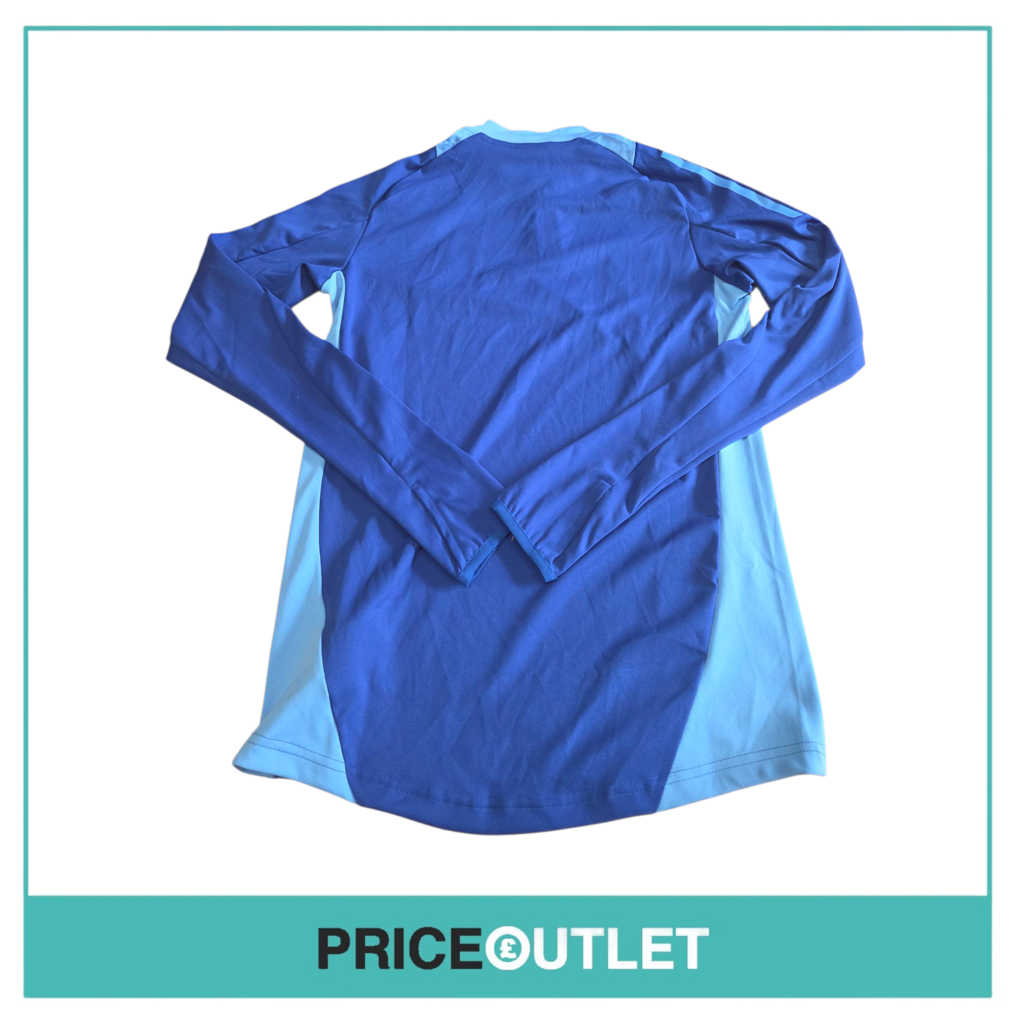 Leeds United football club - blue 1/4 zip top (xs) TIRO24