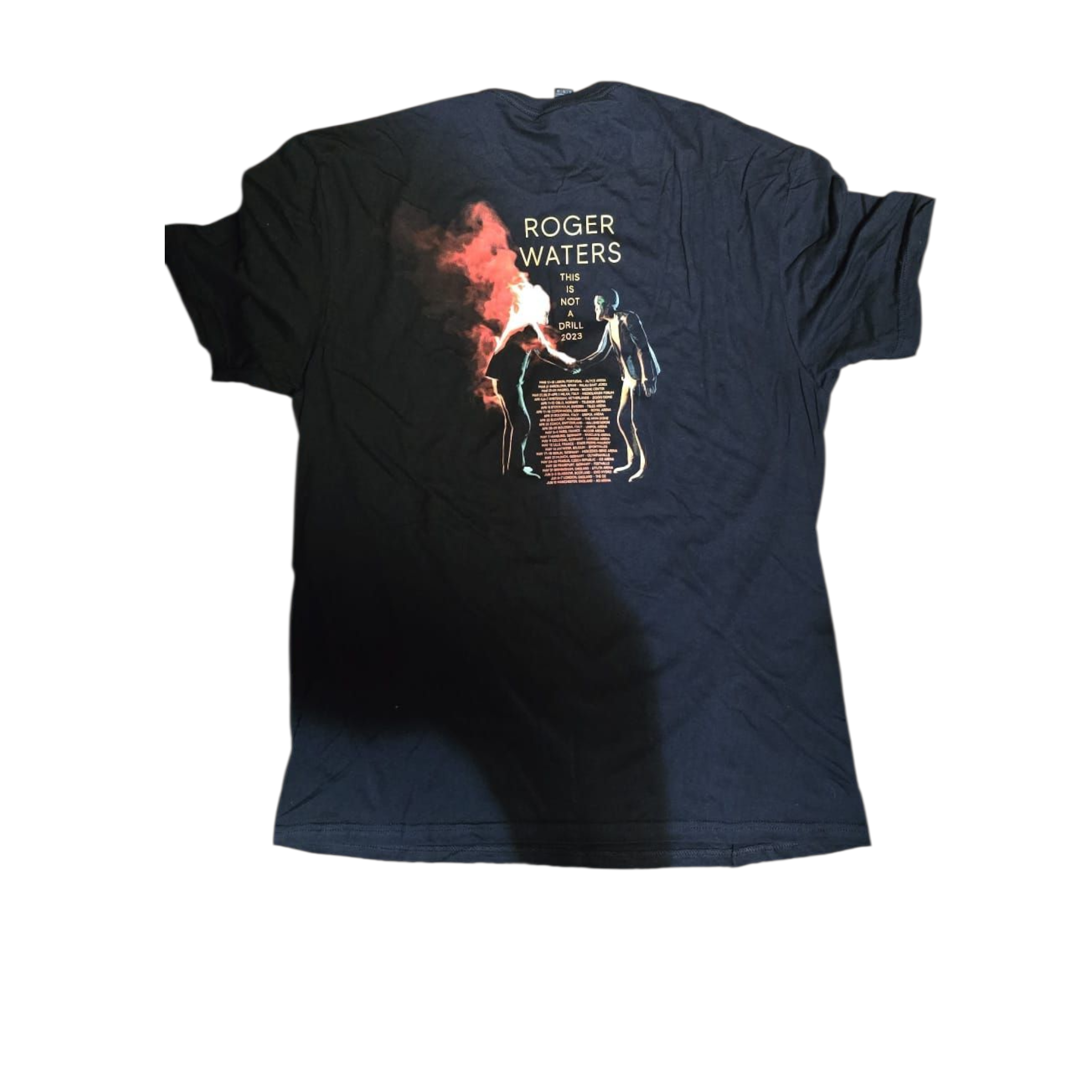 Roger waters - wish you was here black t-shirt (large)