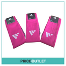 Leeds United football club - 3 pairs of pink football socks (large)