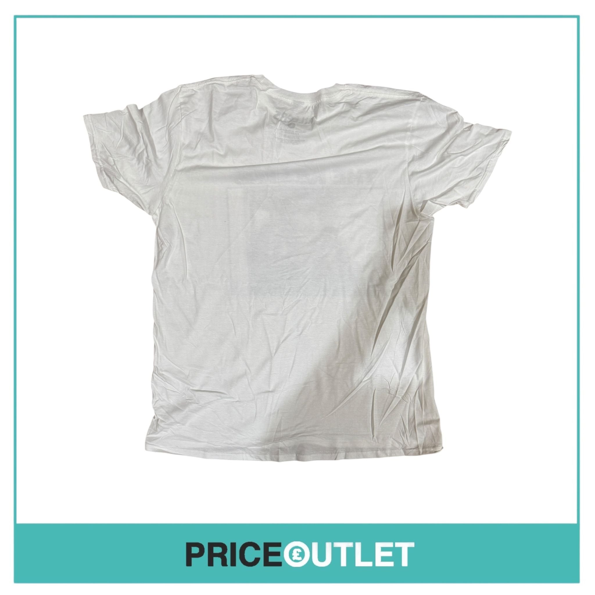 the killers white band tee (large)