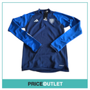 Leeds United football club - blue 1/4 zip top (xs) TIRO23